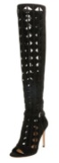 Gianvito Rossi Pyramid-Cut Suede Over-the-Knee Boot