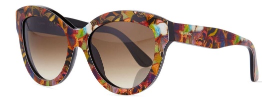 Valentino Camouflage Butterfly Sunglasses